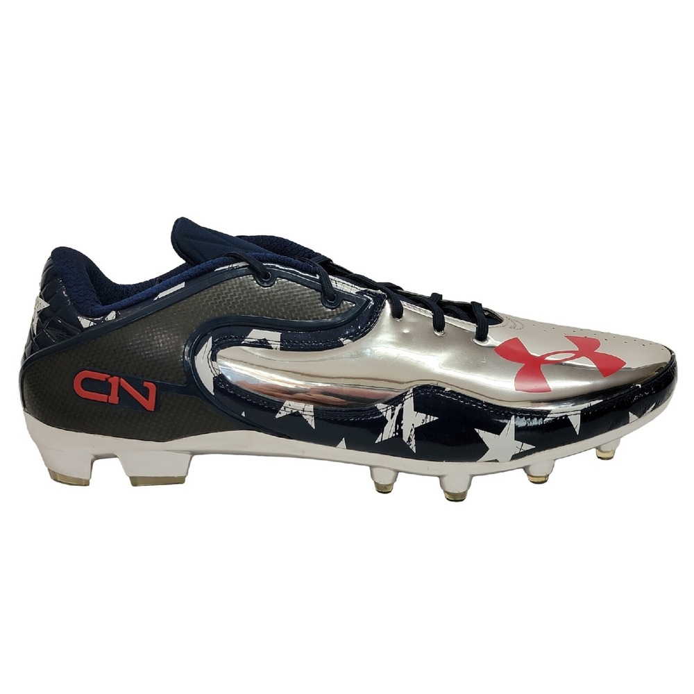 Under Armour C1N Cam Newton Stars Stripes Football Cleats USA Mens 16 1245352 - Picture 2 of 6